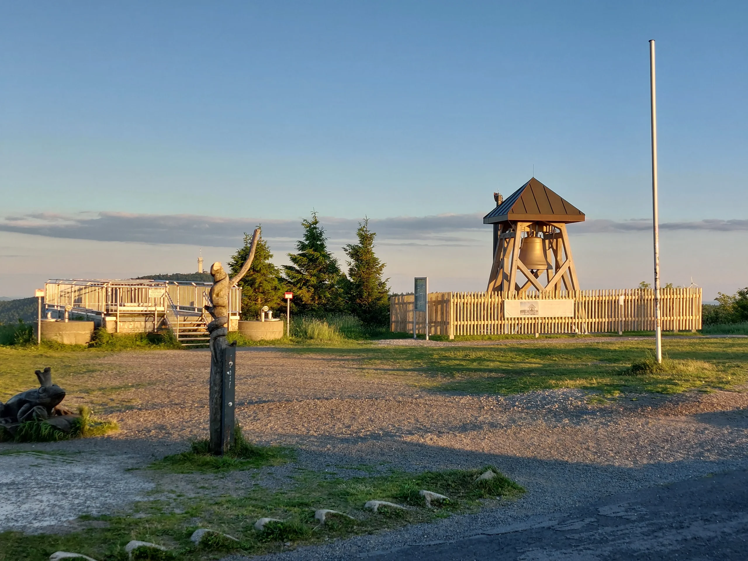 Die neue Friedenskirche auf dem Fichtelberg