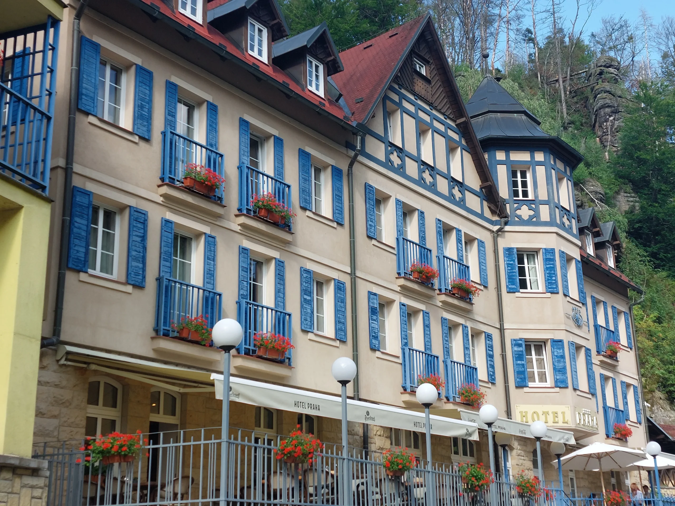 Hotel Prag, das erste Haus am Platz für unsere Übernachtung.