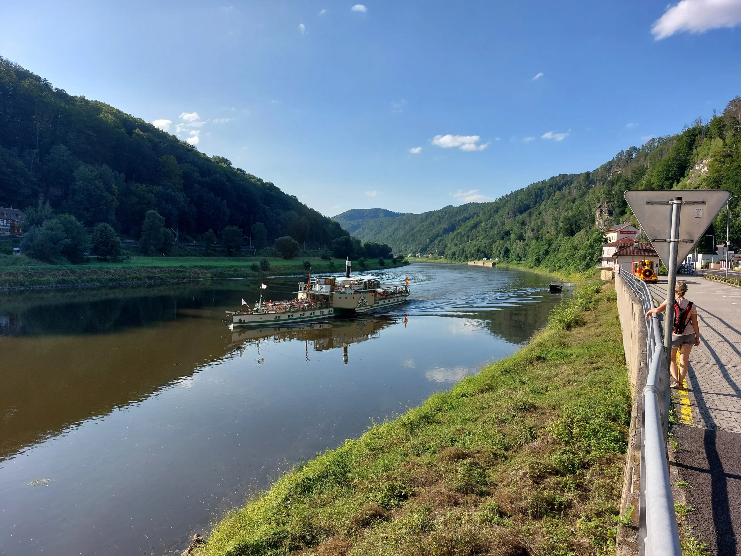 Die Elbe bei Hřensko.
