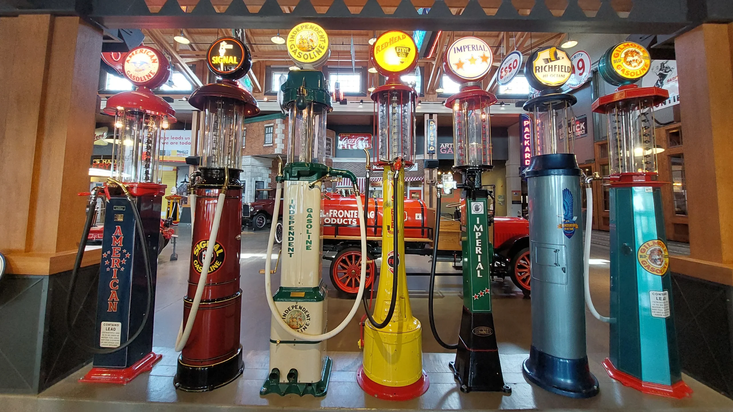 An diesen Tanksäulen macht das Tanken besonders viel Spaß.