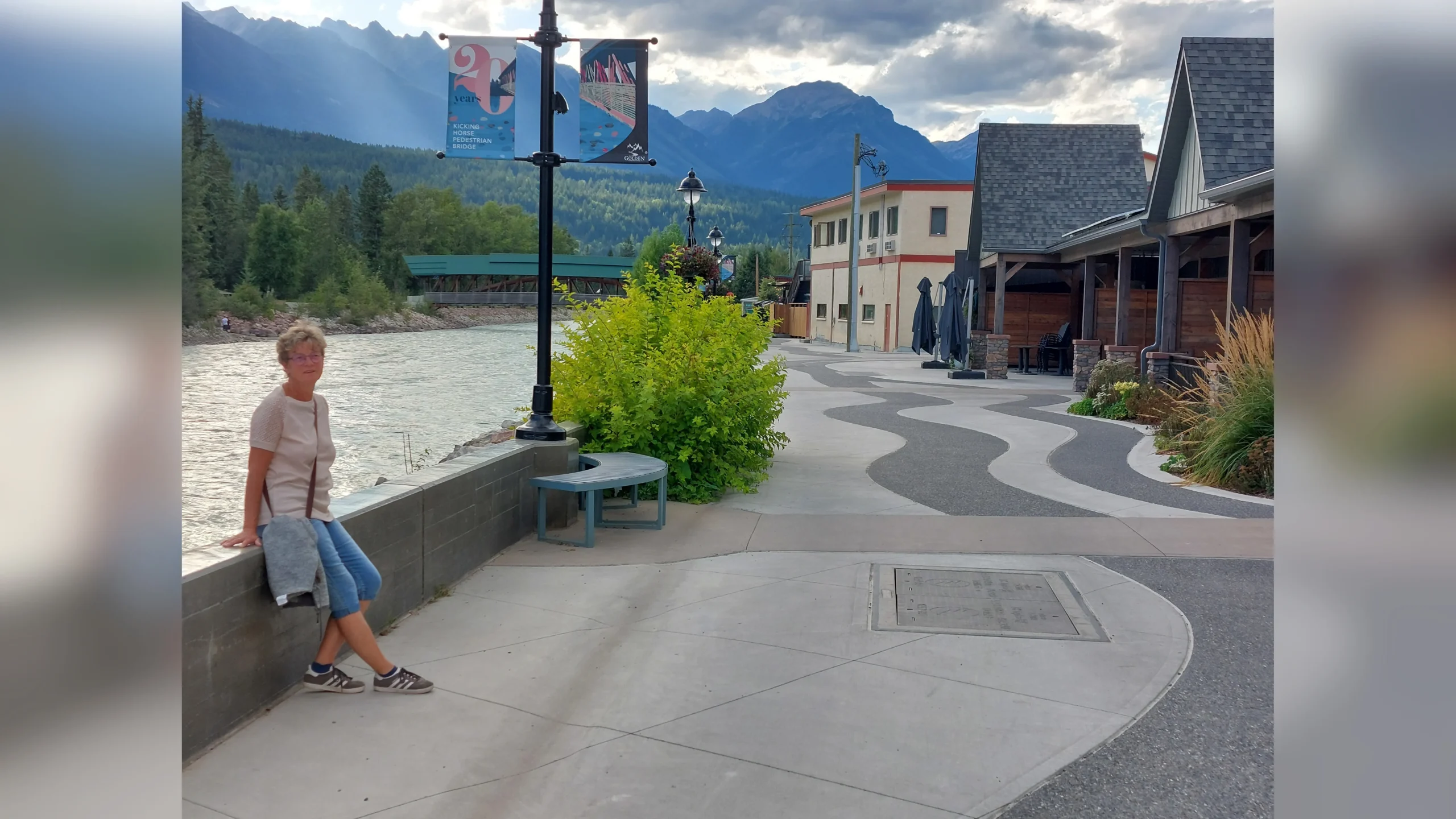 Unser Ziel für die Übernachtung war Golden.
