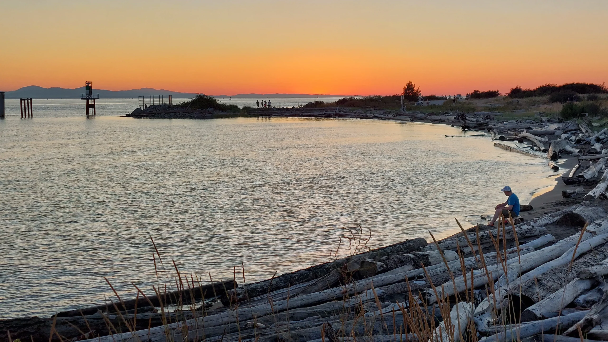 Der Abend bescherte uns noch einen wunderbaren Sonnenuntergang.