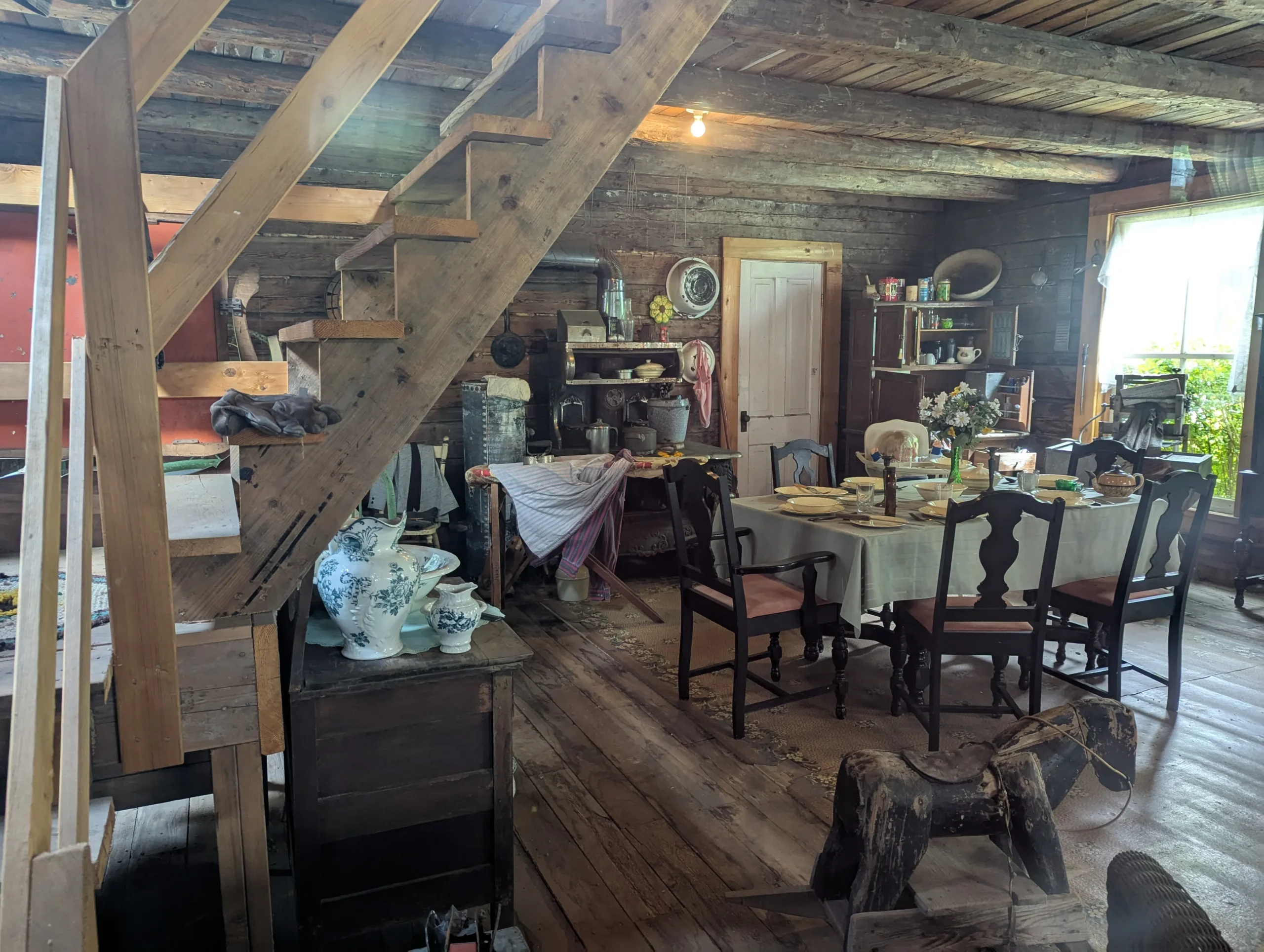 Hier konnten Anett ihrem Hobby frönen und alles ganz genau anschauen unter untersuchen.